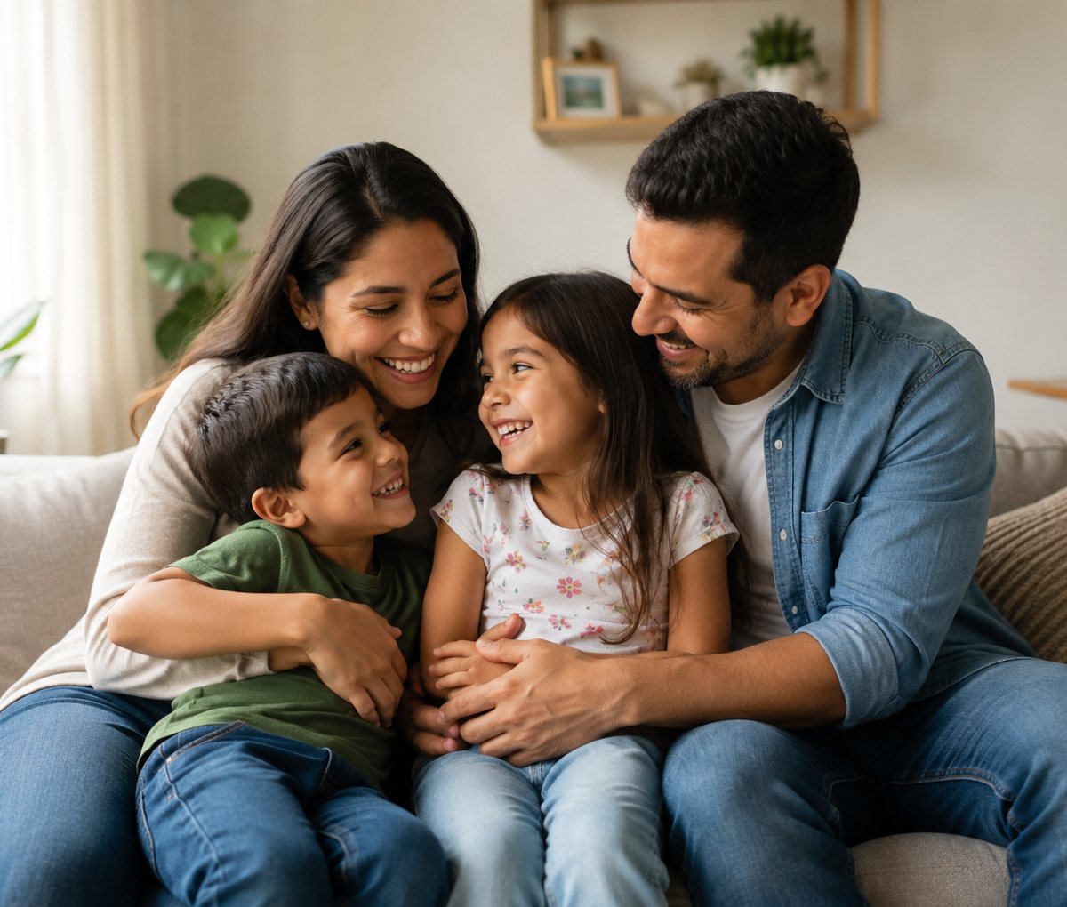 Seguro de Vida MAPFRE en Colombia: familia protegida en casa
